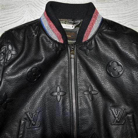 louis vuitton women's leather jacket|Louis Vuitton fuzzy jacket.